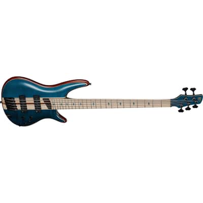 Ibanez SR1425BCGL SR Premium 5-String Bass w/Bag - Caribbean Green Low Gloss image 4