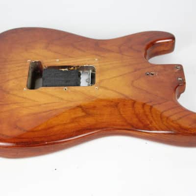 1978-1979 Vintage Fender Stratocaster 3-Bolt Ash Body Stripped 1970's Guitar image 12