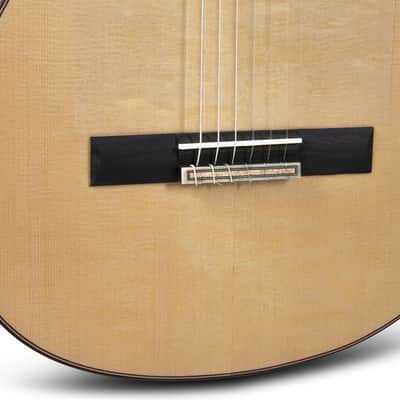 Manuel Rodriguez Signature Legacy Maestro Flamenco FF Sabicas Boca Spruce/Cypress 4/4 Size Cutaway 6-String Classical Acoustic-Electric Guitar w/Luxury Case image 9