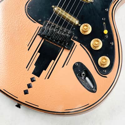 Twango Custom Partscaster with Lipstick Pickups 2000s - Copper Hammertone image 5
