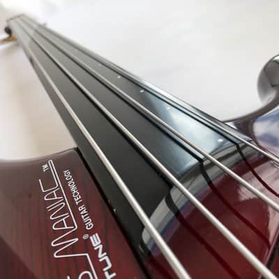 1985 Tune Bass Maniac Fretless TB-4/FL TRS image 5