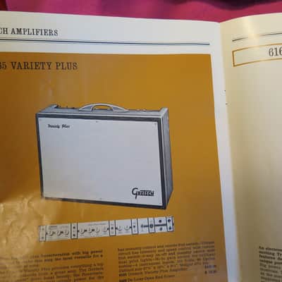 Lot of 2 vintage Gretsch catalog 1964 and 1978 amplifier nashville country gentleman white falcon viking archtop fury image 16