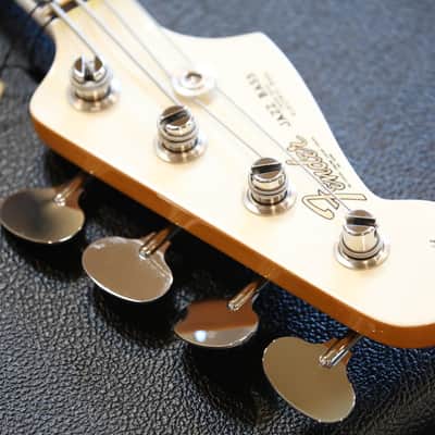 Lefty! Fender American Vintage II 1966 Reissue Left-Handed Jazz Bass Olympic White + COA OHSC image 12