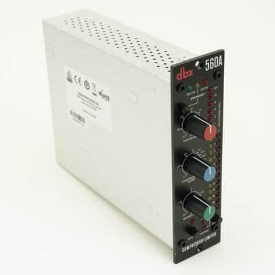 dbx 560A 500 Series Compressor / Limiter Module 2010s - Black image 3