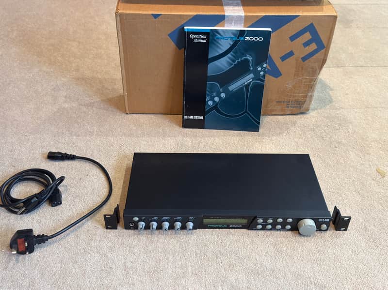 E-MU Systems Proteus 2000 Rackmount 128-Voice Sampler Module 1999 - Black image 1