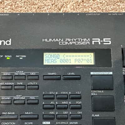 Roland R-5 Human Rhythm Composer 1989 - 1992 - Black image 2
