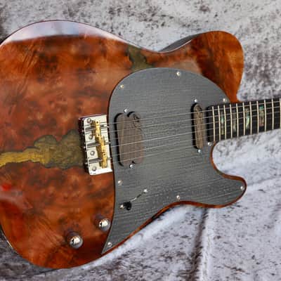 Immagine GB Liuteria Traditional Tele walnuts burl and resin - 4