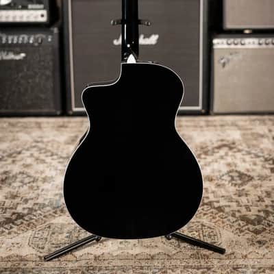 Taylor 214ce-BLK Plus Grand Auditorium Acoustic/Electric Guitar - Black with Hardshell Case image 7
