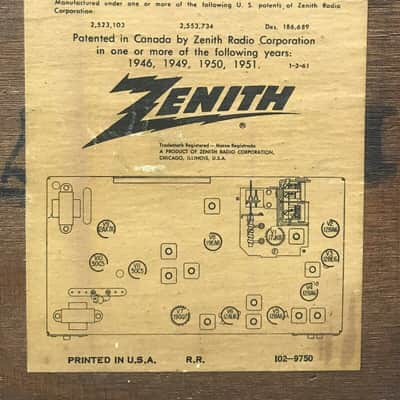 Vintage Zenith MJ1035 Sterophonic Wavemagnet Radio - Tested & Working image 12