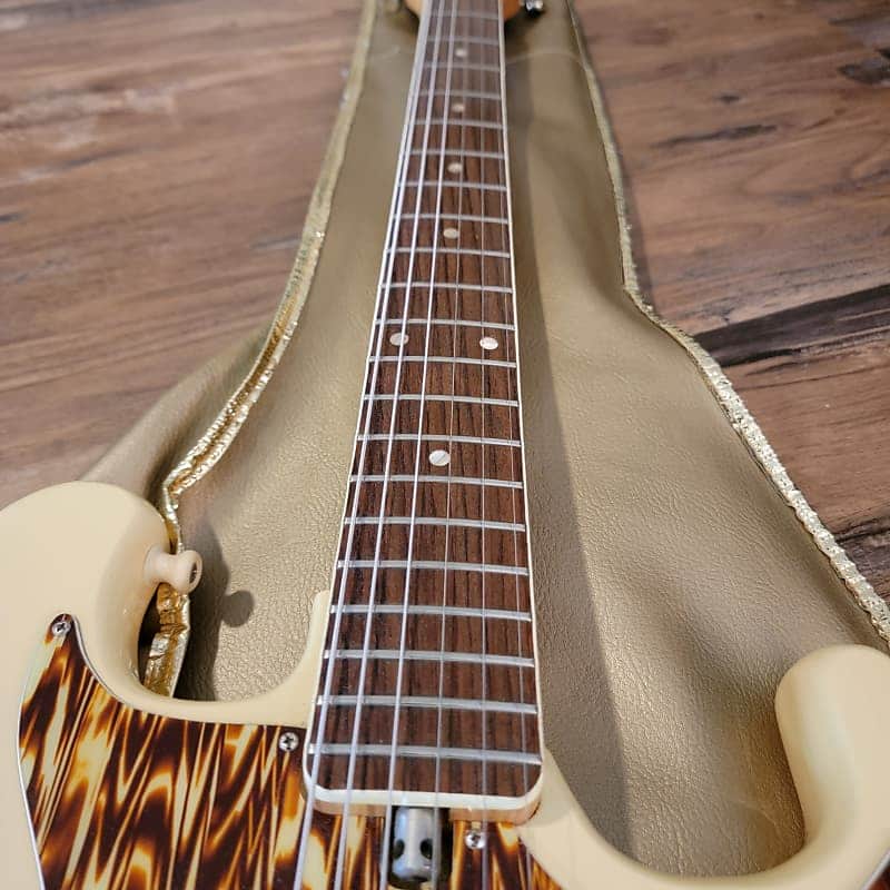 Kimberly Teisco Electric Guitar Unbranded JAPAN Excellent Condition With Original Bag RARE Color image 1