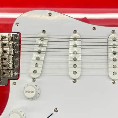 Tokai TOK-AST-101R-CAR SSS-style Guitar, Alder Body, Rosewood Fretboard - Candy Apple Red w/ Bag image 8