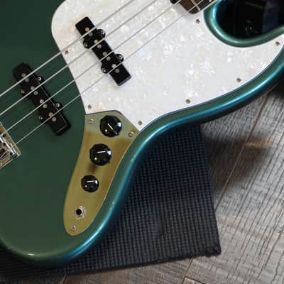 Unplayed! 2017 Fender Adam Clayton Jazz Bass Electric Bass Sherwood Metallic Green + OHSC image 7
