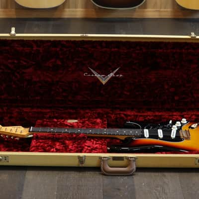 Minty! 2019 Fender Custom Shop SRV Signature Stratocaster Electric Guitar Sunburst NOS + COA OHSC image 23