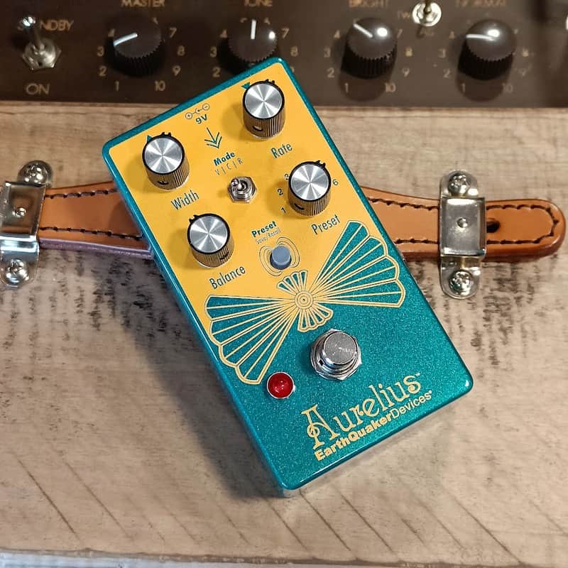 EarthQuaker Devices Aurelius Tri-Chorus - Turquoise / Yellow image 1