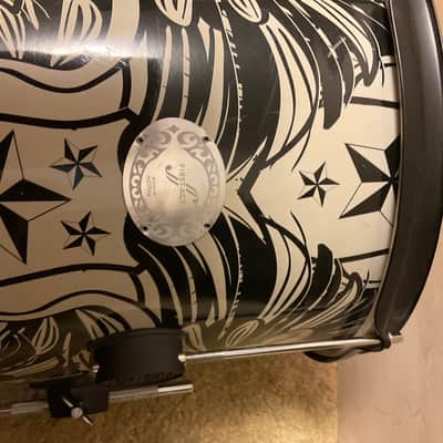First Act MD7014 drums Evans heads, snare, kick, 1 rack and 1 floor tom image 14