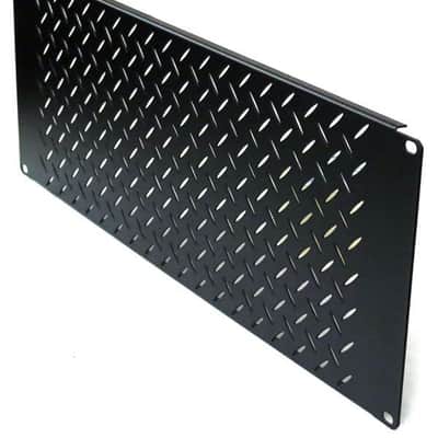 Professional 4 space rack Cover Comes with removable top front covers rear AC Door pre-tapped rack rails with mounting hardware Twin durable Spring loaded recessed carry handles DEEJAY LED TBH4UBP image 2