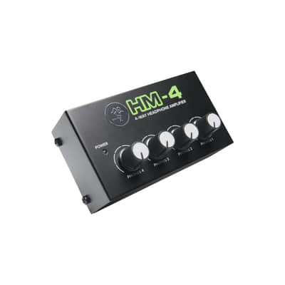 Mackie HM-4 4-Channel Headphone Amplifier - Black image 2