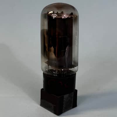 1966 General Electric 5U4GB Vintage GE Gray Plate Side Getter Rectifier Tube T404 image 3