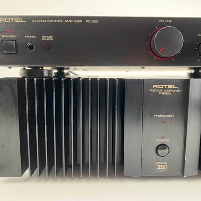 Rotel RB-991 Power Amplifier - RC-995 Pre Amplifier - Remote included image 6