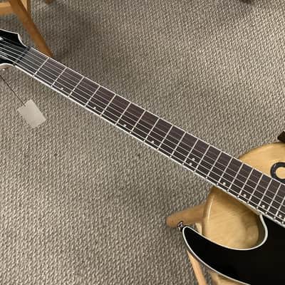 Ibanez RGIB21BK RG Iron Label Electric Baritone Guitar w/ EMG Tuned B-B Black image 6