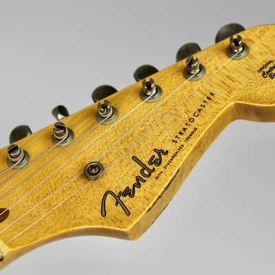 Fender Custom Shop Limited Edition 70th Anniversary 1954 Stratocaster Super Heavy Relic Wide-Fade 2-color Sunburst 2024 w/OHSC (9236091145) image 9