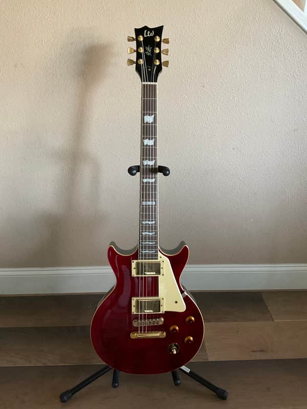 ESP LTD KH-DC Kirk Hammett Signature 2012 - 2015 - See Thru Black Cherry image 1