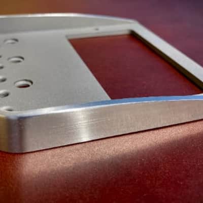 Van Dyke-Harms Telecaster Humbucker Hybrid Bridge-Stainless Steel, Toploader, String Through 2023 - Stainless Steel image 4