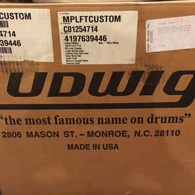 Custom Ludwig Classic Maple Mirror Chrome Drum Kit image 7