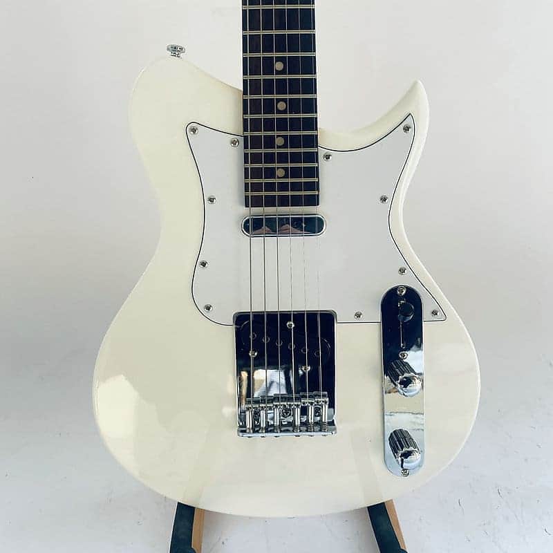 Washburn White Warrior Mini Electric Guitar, Solid Basswood Body with Maple Neck, Rosewood Fretboard image 1