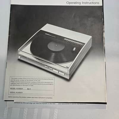 Technics SL-5 Direct Drive Turntable 1980-83 - JAPAN image 3