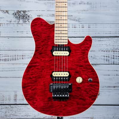 Music Man 30th Anniversary Axis | Translucent Red Quilt (IN-STOCK) image 1
