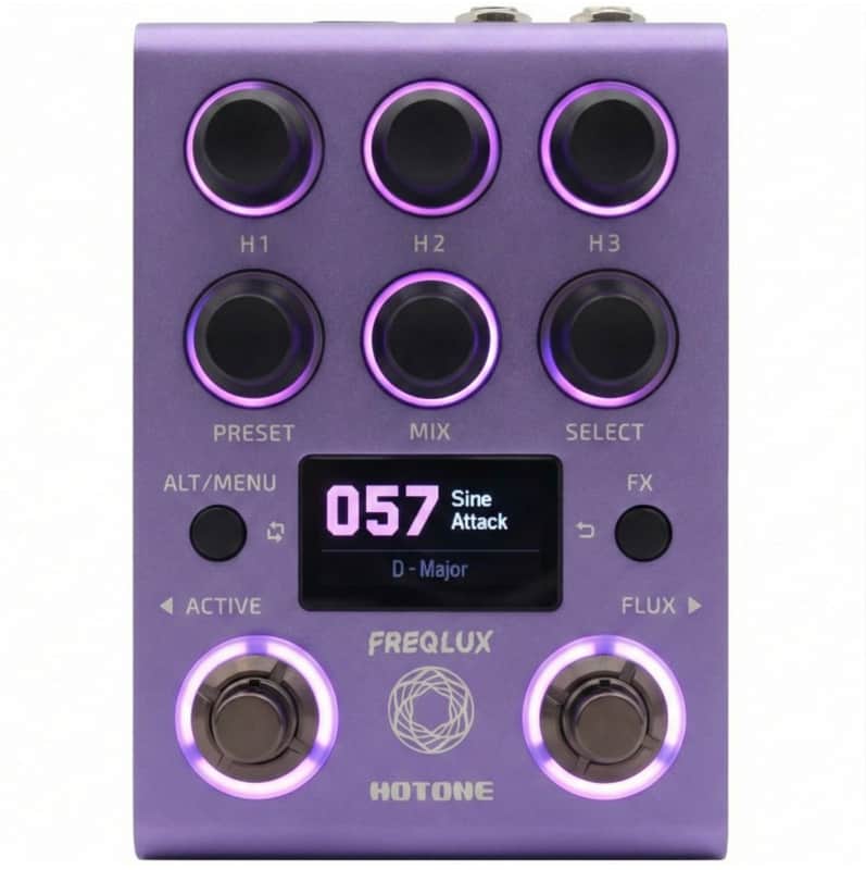 HOTONE Professional Triple Polyphonic Pitch Shifter & Intelligent Harmonizer Pedal, 32-bit High-Fidelity DSP, Stereo I/O, MIDI/EXP Control, Flux Glide Technology 300 Presets,NP-200 image 1