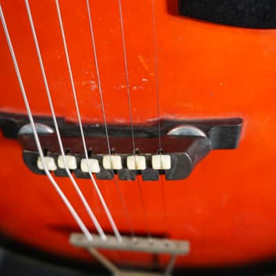 1960s Framus Archtop Acoustic – Sunburst – Made in Bavaria, Germany – Player Grade w/ Side Repair image 7