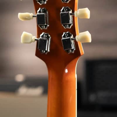 Eastman T486B-GB Thinline Semi-Hollow Electric Guitar - Goldburst with Hardshell Case image 6