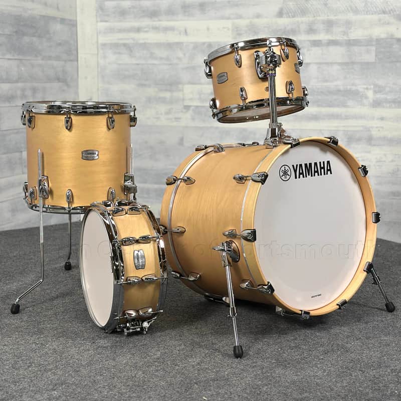Yamaha Tour Custom Maple 4pc Drum Set 20/12/14/14 Butterscotch Satin image 1