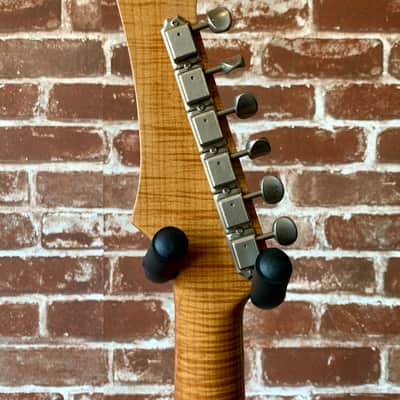 Prisma Accardo  2020 Tinted White/ Natural AAA Roasted Flame Maple Neck *7lbs 7.6oz* (Authorized Dealer) image 11