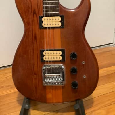 Cort Neck-Thru Early 80s Natural Wood Grain Electric Guitar image 1
