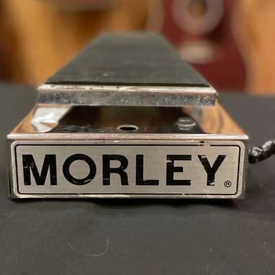 Vintage Morley PFW Power Fuzz Wah Pedal for Electric Guitar & Bass Silver w Power imagen 4