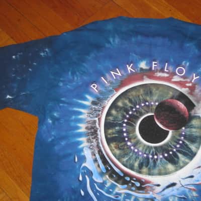 near new (worn once) Liquid Blue (shirt maker brand) Pink Floyd Pulse Concentric Tie-Dye T-Shirt, Men's XL, 100% Pre-Shrunk Cotton, Short Sleeve 2020s - Tye Dye: Blue, White, Purple / Graphic: Pupil, Space, Ocean (black, white, red, blue, green, purple) image 11
