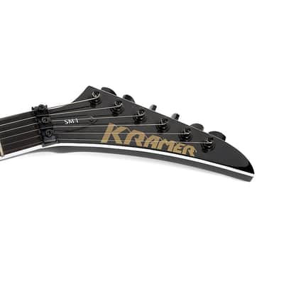 Kramer SM-1 Figured Electric Guitar - Regular Black Denim Perimeter image 6