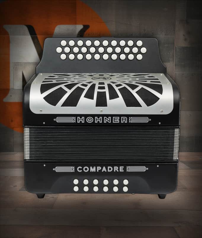 Hohner Compadre FBbEb Accordion - Black w/ Gig Bag (COFB-N) image 1