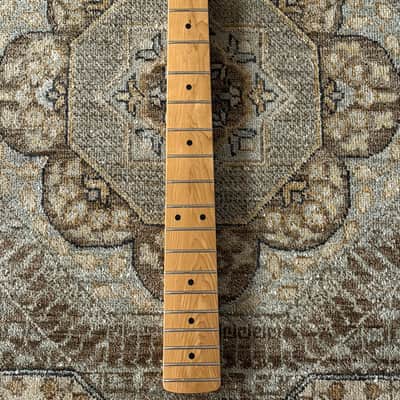 Fender Roasted Maple Precision Bass® Neck, 20 Medium Jumbo Frets, 9.5", Maple, C Shape image 1