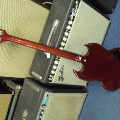 Gibson Lefty Bass Guitar EBO USA 1960s cherry Red image 11