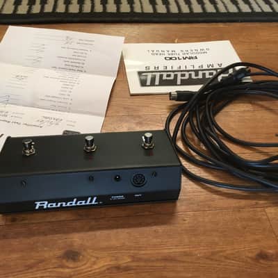 Early 2000s Randall USA RM100 MTS Tube Amp Head Including 3 x modules + Pedal image 5