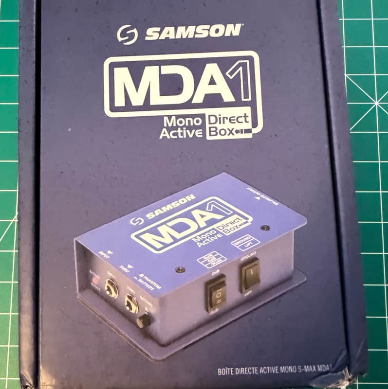 Samson MDA1 S-Max Series Mono Active Direct Box 2010s - Blue image 1