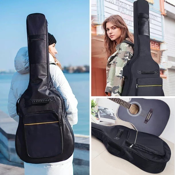 OEM Soft Padded 40"/41" Classical / Acoustic Guitar Case Gig Bag Black photo 3