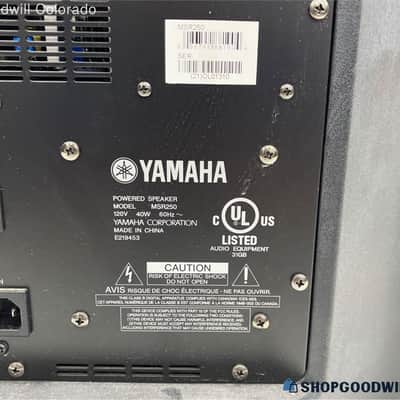 Yamaha MSR250 10" Active Loudspeaker 2010 - Present - Black image 2