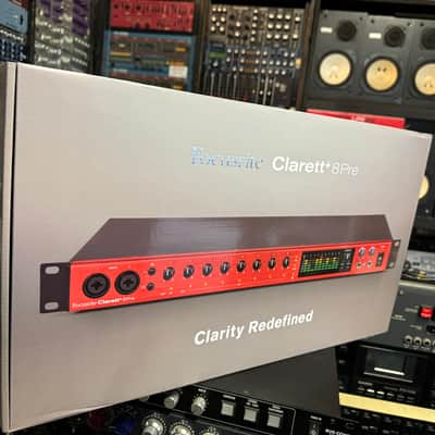 Focusrite Clarett 8+ Pre USB-C Audio Interface 18x20, mic pre new //ARMENS// image 1