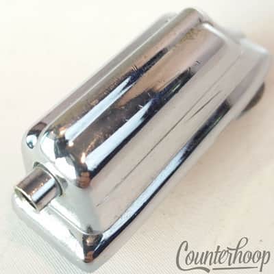 *Rogers Beavertail Bass Drum Lug Chrome Cleveland Holiday Powertone Gen1 60s USA image 1
