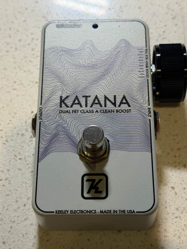 Keeley Katana - White Waves Booster Pedal - 2022 Limited Edition (Only 50 units) image 1